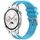 Per Huawei Watch GT4 46mm 22mm Quick Release Silver Buckle Royal Silicone Watch Band (Celeste) Per Huawei Watch GT4 46mm 22mm Quick Release Silver Buckle Royal Silicone Watch Band (Celeste)