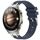 Per Huawei Watch 4 Pro 22mm Quick Release Silver Buckle Royal Silicone Watch Band (Blu Navy) Per Huawei Watch 4 Pro 22mm Quick Release Silver Buckle Royal Silicone Watch Band (Blu Navy)