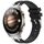 Per Huawei Watch 4 Pro 22mm Quick Release Silver Buckle Royal Silicone Watch Band (Nero) Per Huawei Watch 4 Pro 22mm Quick Release Silver Buckle Royal Silicone Watch Band (Nero)