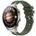 Per Huawei Watch 4 22mm Quick Release Silver Buckle Royal Silicone Watch Band (verde oliva) Per Huawei Watch 4 22mm Quick Release Silver Buckle Royal Silicone Watch Band (verde oliva)