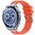 Per Huawei Watch Ultimate 22mm Quick Release Silver Buckle Royal Silicone Watch Band (Arancione) Per Huawei Watch Ultimate 22mm Quick Release Silver Buckle Royal Silicone Watch Band (Arancione)