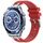 Per Huawei Watch Ultimate 22mm Quick Release Silver Buckle Royal Silicone Watch Band (Rosso) Per Huawei Watch Ultimate 22mm Quick Release Silver Buckle Royal Silicone Watch Band (Rosso)