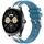 Per Huawei Watch Buds 22mm Quick Release Silver Buckle Royal Silicone Watch Band (blu mare) Per Huawei Watch Buds 22mm Quick Release Silver Buckle Royal Silicone Watch Band (blu mare)