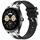 Per Huawei Watch Buds 22mm Quick Release Silver Buckle Royal Silicone Watch Band (Nero) Per Huawei Watch Buds 22mm Quick Release Silver Buckle Royal Silicone Watch Band (Nero)