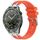 Per Huawei Watch GT3 SE 22mm Quick Release Silver Buckle Royal Silicone Watch Band (Arancione) Per Huawei Watch GT3 SE 22mm Quick Release Silver Buckle Royal Silicone Watch Band (Arancione)