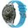 Per Huawei Watch GT3 SE 22mm Quick Release Silver Buckle Royal Silicone Watch Band (Celeste) Per Huawei Watch GT3 SE 22mm Quick Release Silver Buckle Royal Silicone Watch Band (Celeste)