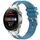 Per Huawei Watch3 Pro Nuovo cinturino in silicone Royal con fibbia argentata a sgancio rapido da 22 mm (blu mare)