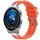 Per Huawei Watch GT3 Pro 46mm 22mm Quick Release Silver Buckle Royal Silicone Watch Band (Arancione) Per Huawei Watch GT3 Pro 46mm 22mm Quick Release Silver Buckle Royal Silicone Watch Band (Arancione)