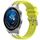 Per Huawei Watch GT3 Pro 46mm 22mm Quick Release Silver Buckle Royal Silicone Watch Band (Vital Yellow) Per Huawei Watch GT3 Pro 46mm 22mm Quick Release Silver Buckle Royal Silicone Watch Band (Vital Yellow)