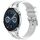 Per Huawei Watch GT3 46mm 22mm Quick Release Silver Buckle Royal Silicone Watch Band (Bianco) Per Huawei Watch GT3 46mm 22mm Quick Release Silver Buckle Royal Silicone Watch Band (Bianco)