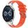 Per Huawei Watch GT3 46mm 22mm Quick Release Silver Buckle Royal Silicone Watch Band (Arancione) Per Huawei Watch GT3 46mm 22mm Quick Release Silver Buckle Royal Silicone Watch Band (Arancione)