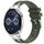 Per Huawei Watch GT3 46mm 22mm Quick Release Silver Buckle Royal Silicone Watch Band (verde oliva) Per Huawei Watch GT3 46mm 22mm Quick Release Silver Buckle Royal Silicone Watch Band (verde oliva)