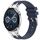 Per Huawei Watch GT3 46mm 22mm Quick Release Silver Buckle Royal Silicone Watch Band (Blu Navy) Per Huawei Watch GT3 46mm 22mm Quick Release Silver Buckle Royal Silicone Watch Band (Blu Navy)