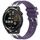 Per Huawei Watch GT Runner 22mm Quick Release Silver Buckle Royal Silicone Watch Band (Viola) Per Huawei Watch GT Runner 22mm Quick Release Silver Buckle Royal Silicone Watch Band (Viola)