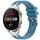 Per Huawei Watch3 Pro 22mm Quick Release Silver Buckle Royal Silicone Watch Band (blu mare) Per Huawei Watch3 Pro 22mm Quick Release Silver Buckle Royal Silicone Watch Band (blu mare)