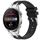 Per Huawei Watch3 Pro 22mm Quick Release Silver Buckle Royal Silicone Watch Band (Nero)