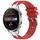 Per Huawei Watch3 Pro 22mm Quick Release Silver Buckle Royal Silicone Watch Band (Rosso) Per Huawei Watch3 Pro 22mm Quick Release Silver Buckle Royal Silicone Watch Band (Rosso)