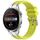 Per Huawei Watch3 Pro 22mm Quick Release Silver Buckle Royal Silicone Watch Band (Vital Yellow) Per Huawei Watch3 Pro 22mm Quick Release Silver Buckle Royal Silicone Watch Band (Vital Yellow)