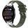 Per Huawei Watch 3 22mm Quick Release Silver Buckle Royal Silicone Watch Band (verde oliva) Per Huawei Watch 3 22mm Quick Release Silver Buckle Royal Silicone Watch Band (verde oliva)