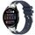 Per Huawei Watch 3 22mm Quick Release Silver Buckle Royal Silicone Watch Band (Blu Navy) Per Huawei Watch 3 22mm Quick Release Silver Buckle Royal Silicone Watch Band (Blu Navy)