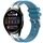Per Huawei Watch 3 22mm Quick Release Silver Buckle Royal Silicone Watch Band (blu mare) Per Huawei Watch 3 22mm Quick Release Silver Buckle Royal Silicone Watch Band (blu mare)
