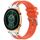 Per Honor Watch GS 4 22mm Quick Release Silver Buckle Royal Silicone Watch Band (Arancione) Per Honor Watch GS 4 22mm Quick Release Silver Buckle Royal Silicone Watch Band (Arancione)
