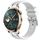Per Honor Watch 4 Pro 22mm Quick Release Fibbia Argentata Cinturino in Silicone Reale (Bianco) Per Honor Watch 4 Pro 22mm Quick Release Fibbia Argentata Cinturino in Silicone Reale (Bianco)