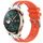 Per Honor Watch 4 Pro 22mm Quick Release Fibbia Argentata Cinturino in Silicone Reale (Arancione) Per Honor Watch 4 Pro 22mm Quick Release Fibbia Argentata Cinturino in Silicone Reale (Arancione)