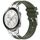 Per Honor Watch GS 3i 22mm Quick Release Fibbia Argentata Cinturino Orologio in Silicone Reale (Verde Oliva) Per Honor Watch GS 3i 22mm Quick Release Fibbia Argentata Cinturino Orologio in Silicone Reale (Verde Oliva)