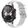 Per Honor Watch Dream 22mm Quick Release Fibbia Argentata Cinturino per Orologio in Silicone Reale (Bianco) Per Honor Watch Dream 22mm Quick Release Fibbia Argentata Cinturino per Orologio in Silicone Reale (Bianco)