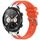 Per Honor Watch Dream 22mm Quick Release Fibbia Argentata Cinturino Orologio in Silicone Reale (Arancione) Per Honor Watch Dream 22mm Quick Release Fibbia Argentata Cinturino Orologio in Silicone Reale (Arancione)