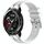 Per Honor Watch GS Pro 22mm Quick Release Fibbia Argentata Cinturino per Orologio in Silicone Reale (Bianco) Per Honor Watch GS Pro 22mm Quick Release Fibbia Argentata Cinturino per Orologio in Silicone Reale (Bianco)