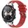 Per Honor Magic Watch 22mm Quick Release Fibbia Argentata Cinturino Orologio in Silicone Reale (Rosso) Per Honor Magic Watch 22mm Quick Release Fibbia Argentata Cinturino Orologio in Silicone Reale (Rosso)