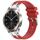Per Xiaomi Watch S3 22mm Quick Release Silver Buckle Royal Silicone Watch Band (Rosso) Per Xiaomi Watch S3 22mm Quick Release Silver Buckle Royal Silicone Watch Band (Rosso)