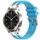 Per Xiaomi Watch S3 22mm Quick Release Silver Buckle Royal Silicone Watch Band (Celeste)