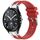 Per Xiaomi Watch 2 Pro 22mm Quick Release Silver Buckle Royal Silicone Watch Band (Rosso)