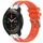 Per Xiaomi Watch S1 Pro 22mm Quick Release Silver Buckle Royal Silicone Watch Band (Arancione)