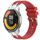 Per Xiaomi Watch Color 2 22mm Quick Release Silver Buckle Royal Silicone Watch Band (Rosso) Per Xiaomi Watch Color 2 22mm Quick Release Silver Buckle Royal Silicone Watch Band (Rosso)