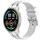 Per Xiaomi Watch Sport 22mm Quick Release Silver Buckle Royal Silicone Watch Band (Bianco) Per Xiaomi Watch Sport 22mm Quick Release Silver Buckle Royal Silicone Watch Band (Bianco)