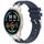 Per Xiaomi Watch Sport 22mm Quick Release Silver Buckle Royal Silicone Watch Band (blu navy) Per Xiaomi Watch Sport 22mm Quick Release Silver Buckle Royal Silicone Watch Band (blu navy)