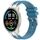 Per Xiaomi Watch Sport 22mm Quick Release Silver Buckle Royal Silicone Watch Band (blu mare) Per Xiaomi Watch Sport 22mm Quick Release Silver Buckle Royal Silicone Watch Band (blu mare)