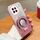 Per vivo X90 Custodia per telefono in TPU con supporto rotondo glitterato sfumato placcato (rosa) Per vivo X90 Custodia per telefono in TPU con supporto rotondo glitterato sfumato placcato (rosa)