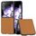 Per Xiaomi Mix Flip Custodia per telefono in PU con struttura in fibra di carbonio e cornice nera (marrone) Per Xiaomi Mix Flip Custodia per telefono in PU con struttura in fibra di carbonio e cornice nera (marrone)