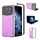 Per Xiaomi Mix Fold 4 Custodia per telefono con glitter colorati con cornice nera (rosa scuro) Per Xiaomi Mix Fold 4 Custodia per telefono con glitter colorati con cornice nera (rosa scuro)