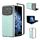 Per Xiaomi Mix Fold 4 Custodia per telefono con glitter colorati con cornice nera (verde chiaro) Per Xiaomi Mix Fold 4 Custodia per telefono con glitter colorati con cornice nera (verde chiaro)
