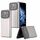 Per Xiaomi Mix Fold 4 Glitter Copertura Completa PU + Custodia per Telefono PC (Bianco) Per Xiaomi Mix Fold 4 Glitter Copertura Completa PU + Custodia per Telefono PC (Bianco)