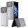 Per Xiaomi Mix Fold 4 Glitter Copertura Completa PU + Custodia per Telefono PC (Argento) Per Xiaomi Mix Fold 4 Glitter Copertura Completa PU + Custodia per Telefono PC (Argento)