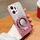 Per Honor X7a Custodia per telefono in TPU con supporto rotondo glitterato sfumato placcato (rosa) Per Honor X7a Custodia per telefono in TPU con supporto rotondo glitterato sfumato placcato (rosa)