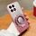 Per Honor X8a Custodia per telefono in TPU con supporto rotondo glitterato sfumato placcato (rosa) Per Honor X8a Custodia per telefono in TPU con supporto rotondo glitterato sfumato placcato (rosa)
