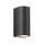 Luci da parete a LED per esterni impermeabili Luci per porte esterne di ville e patio Faretti luminosi di sfondo, Stile: rotondo a 2 teste senza lampadina GU10 (bianco freddo)